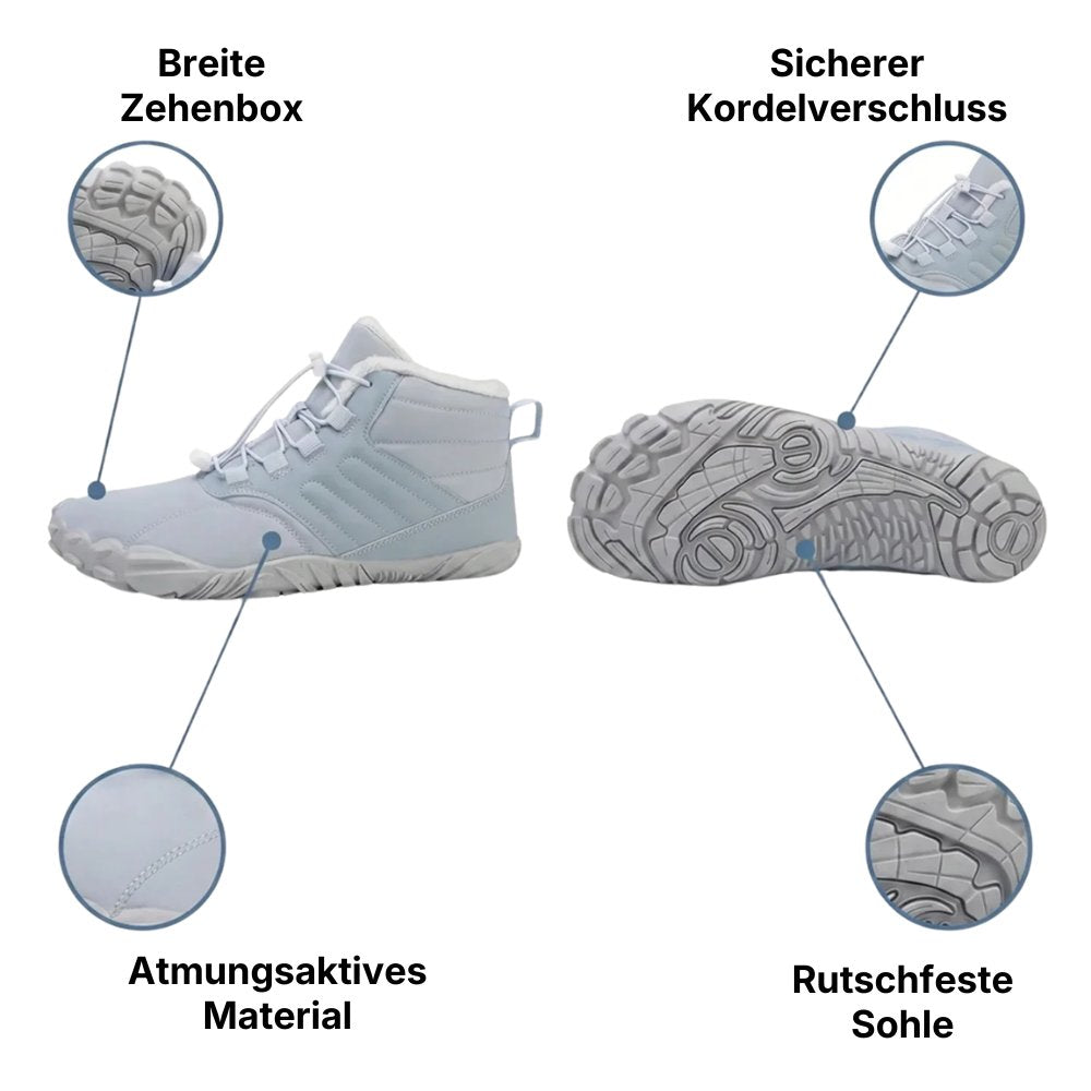 AXIS Norvik™ – Bottes d'hiver pieds nus imperméables (Unisexe)