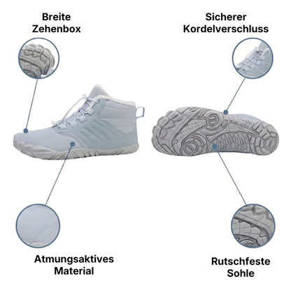 AXIS Norvik™ – Bottes d'hiver pieds nus imperméables (Unisexe)